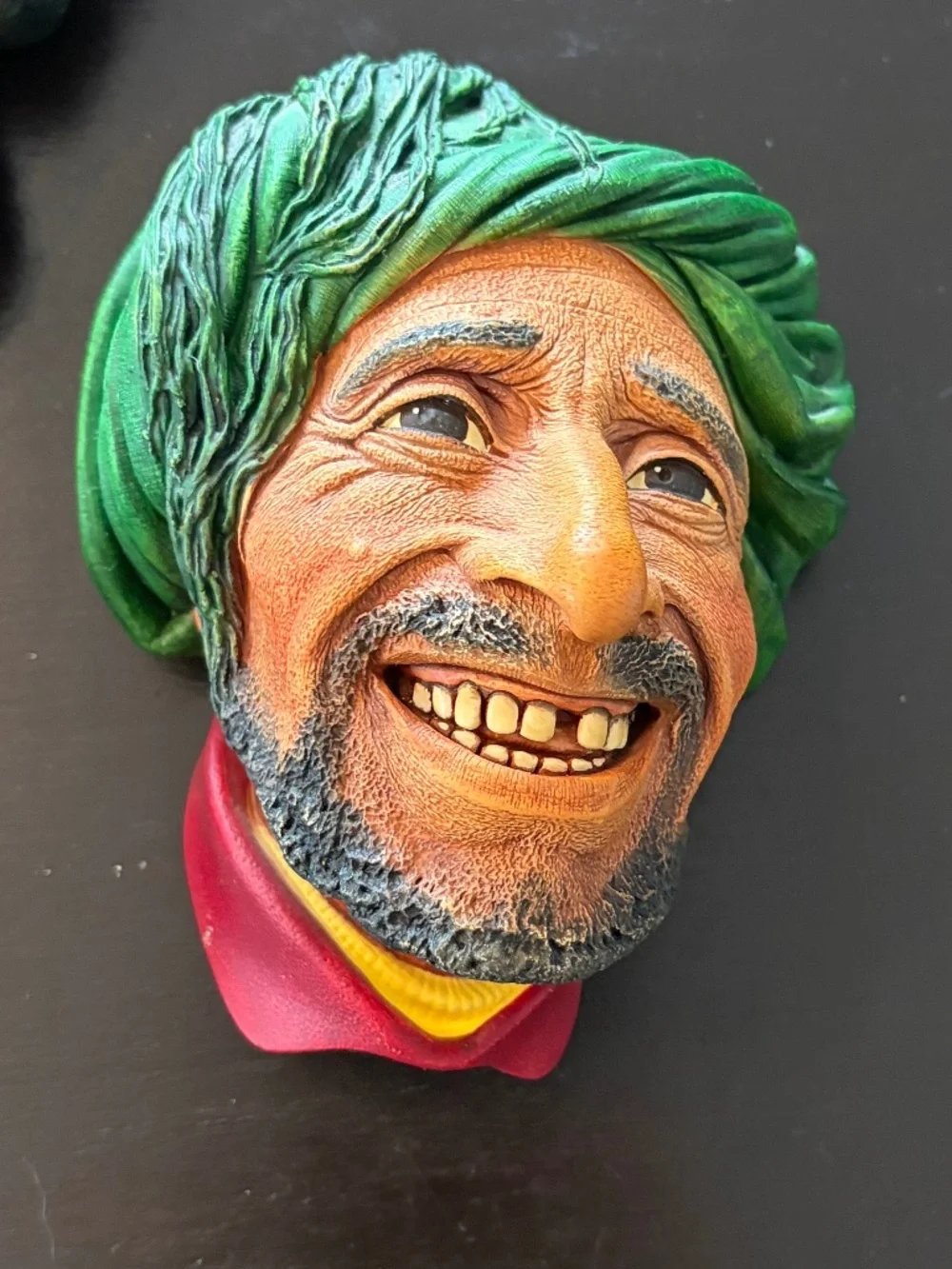 Vintage Bossons Chalkware “Kurd Man” Head 1960s England